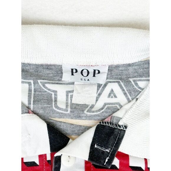 Vintage Champ Sport Racing Shirt Polo Rock Shock Chipie Statel - Picture 4 of 6